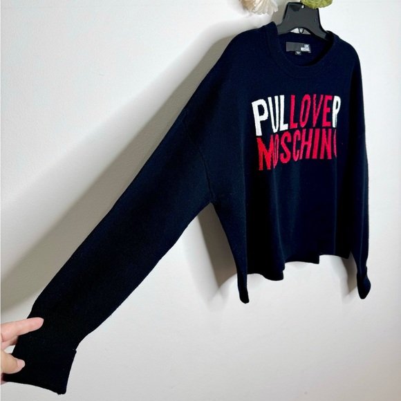 Love Moschino ‘Pullover Moschino’ Wool/Cashmere Knit Sweater - Picture 5 of 11